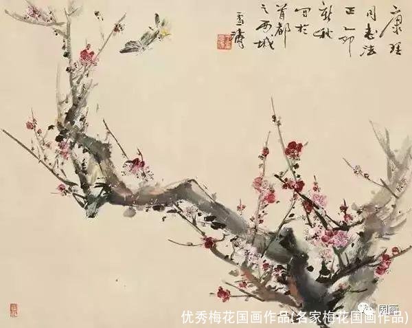 优秀梅花国画作品(名家梅花国画作品)