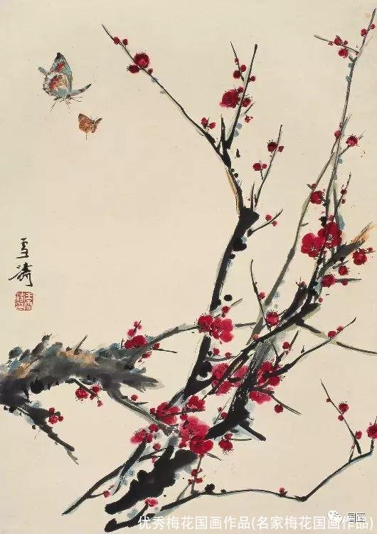 优秀梅花国画作品(名家梅花国画作品)