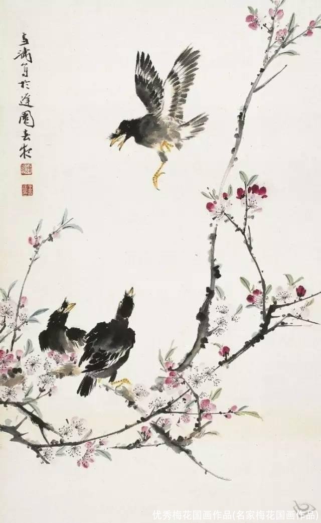 优秀梅花国画作品(名家梅花国画作品)