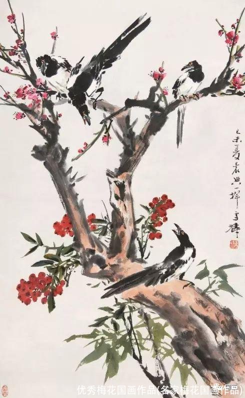 优秀梅花国画作品(名家梅花国画作品)