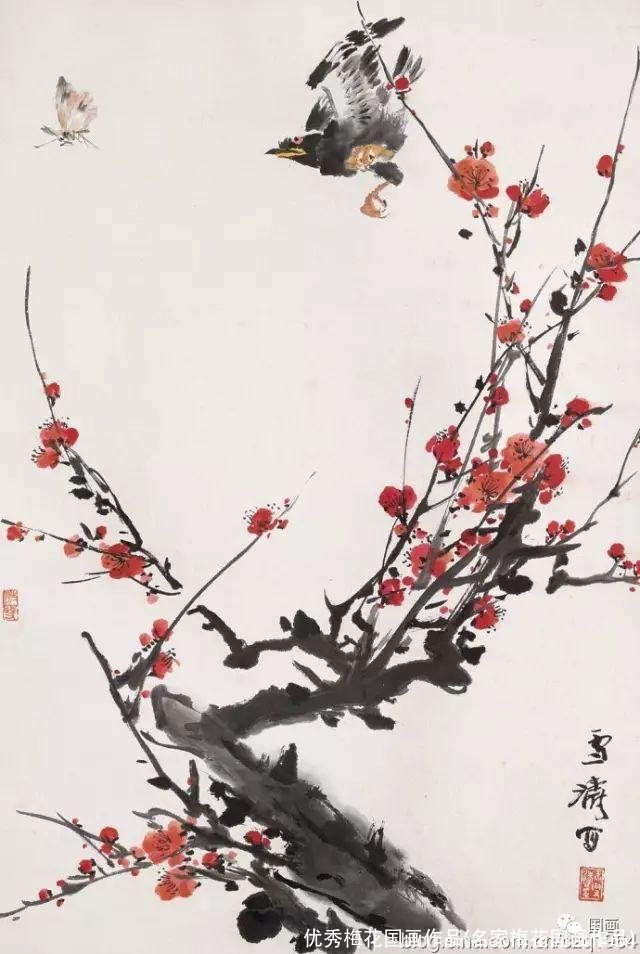 优秀梅花国画作品(名家梅花国画作品)