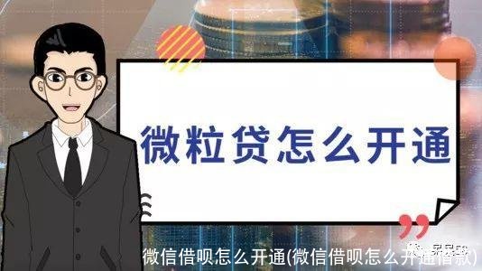 微信借呗怎么开通(微信借呗怎么开通借款)