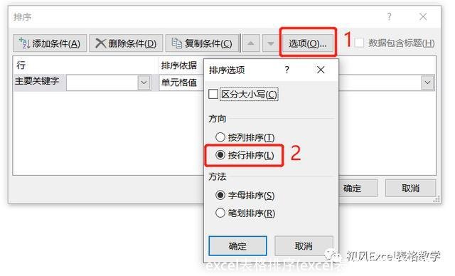 excel表格排序(excel表格排序怎么操作)