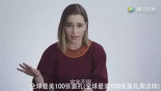 全球最美100张面孔(全球最美100张面孔周洁琼)