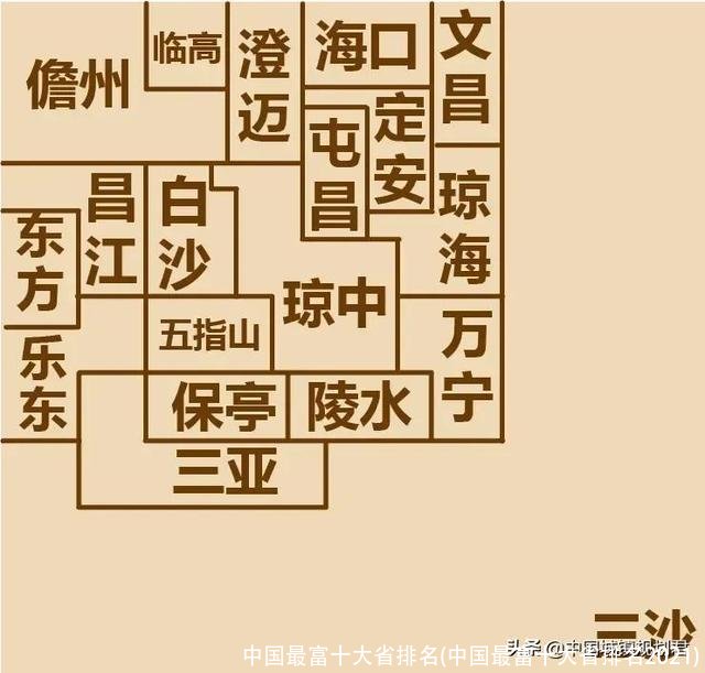 中国最富十大省排名(中国最富十大省排名2021)