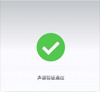 微信怎么单独加密码锁(苹果手机微信怎么单独加密码锁)