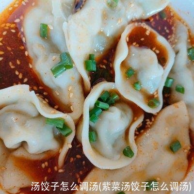 汤饺子怎么调汤(紫菜汤饺子怎么调汤)