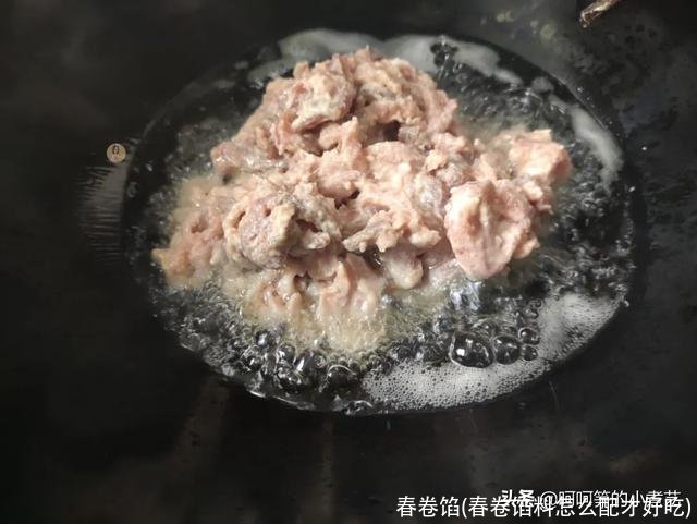 春卷馅(春卷馅料怎么配才好吃)