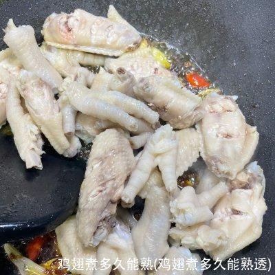 鸡翅煮多久能熟(鸡翅煮多久能熟透)