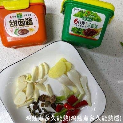 鸡翅煮多久能熟(鸡翅煮多久能熟透)