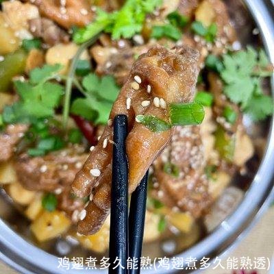 鸡翅煮多久能熟(鸡翅煮多久能熟透)