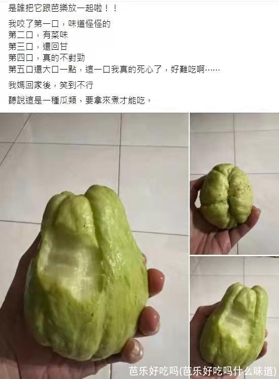 芭乐好吃吗(芭乐好吃吗什么味道)